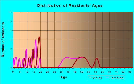 Age and Sex of Residents in Fairway Forest in Palm Harbor, FL