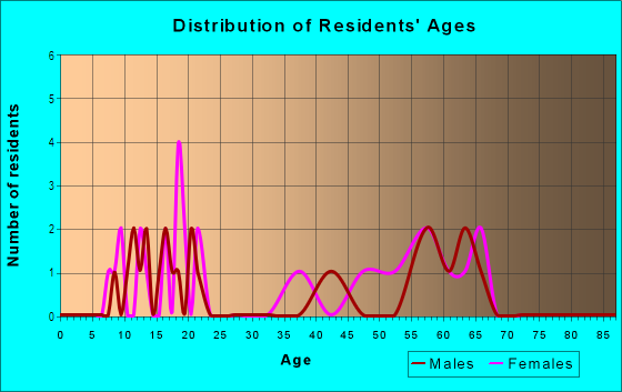 Age and Sex of Residents in Dorene Terrace in Plant City, FL