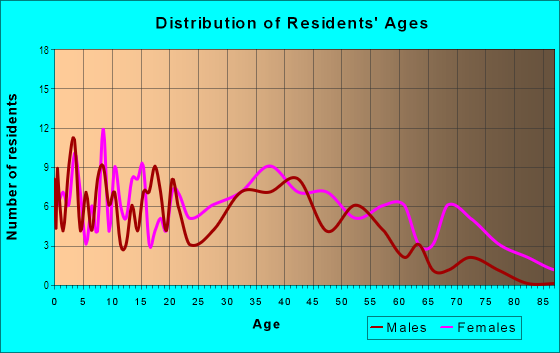 Age and Sex of Residents in Semmes Park in Atlanta, GA