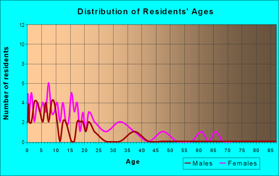 Age and Sex of Residents in Jonesboro North in Atlanta, GA
