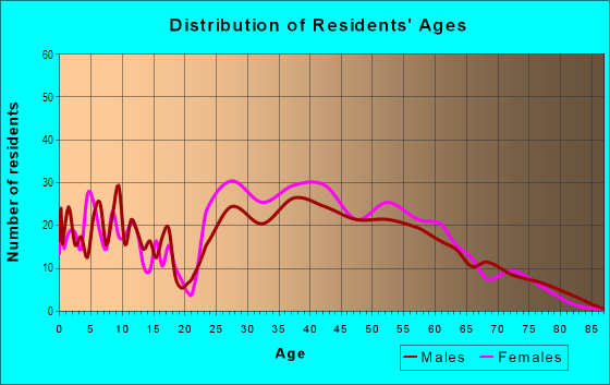 Age and Sex of Residents in Hidden Branches in Atlanta, GA