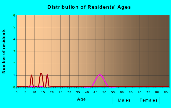 Age and Sex of Residents in Pittsburgh-Des Moines Place in Clive, IA