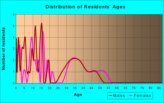 Age and Sex of Residents in Pioneer Park in Yuma, AZ