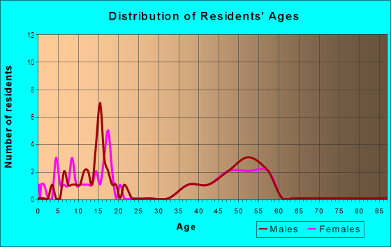 Age and Sex of Residents in Kimball Mill in Naperville, IL