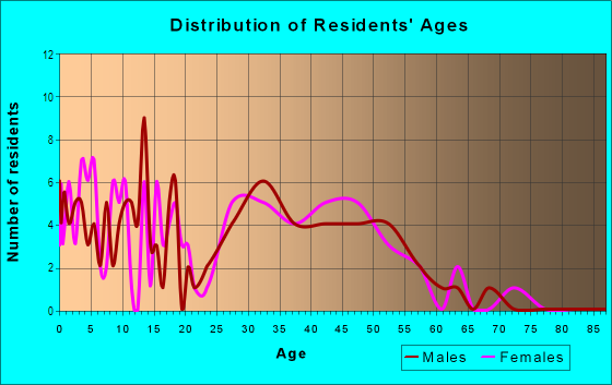 Age and Sex of Residents in Marion Manor in Valparaiso, IN