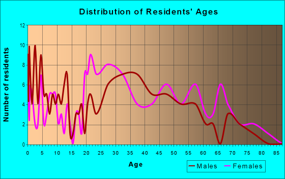 Age and Sex of Residents in Lower Maple in Springfield, MA