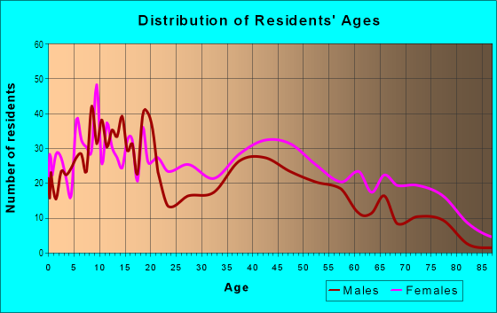 Age and Sex of Residents in Park Circle in Baltimore, MD