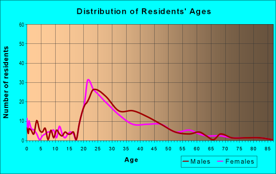 Age and Sex of Residents in Valley Street in Portland, ME