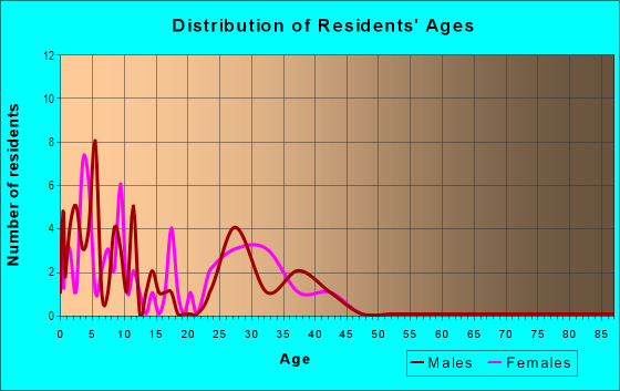 Age and Sex of Residents in Palo Verde Gardens in Somerton, AZ