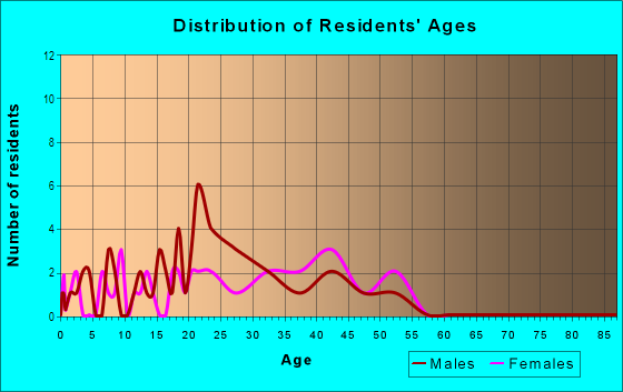 Age and Sex of Residents in Shepard Street in Lansing, MI
