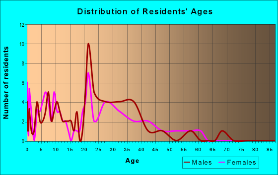 Age and Sex of Residents in Square One in Lansing, MI