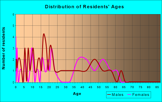Age and Sex of Residents in Collins Country Manor in Somerton, AZ