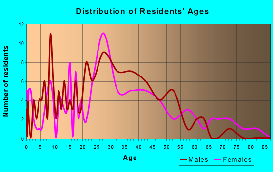 Age and Sex of Residents in Northeast Park in Minneapolis, MN