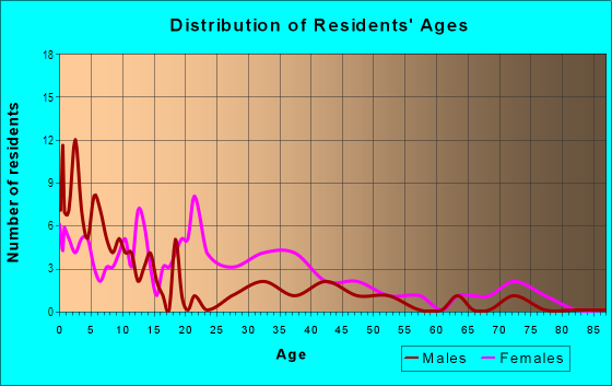Age and Sex of Residents in Plum Street in Durham, NC