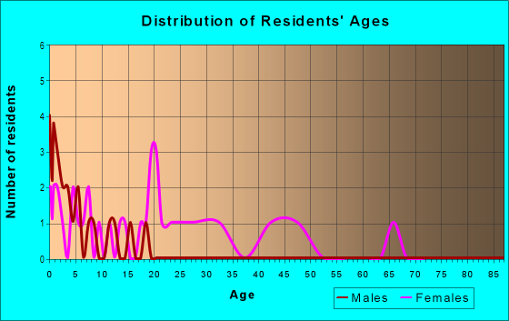 Age and Sex of Residents in First Farmington Apartments in High Point, NC