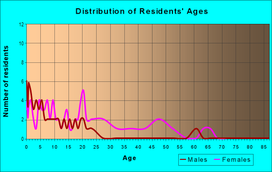 Age and Sex of Residents in Farmington Forest in High Point, NC