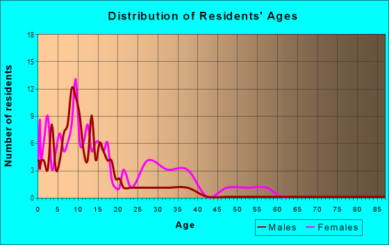 Age and Sex of Residents in Carson Stout Apartments in High Point, NC