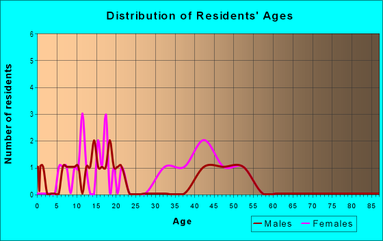 Age and Sex of Residents in Running Brook Farm in Derry, NH