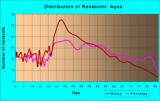 Age and Sex of Residents in Little India in Jersey City, NJ