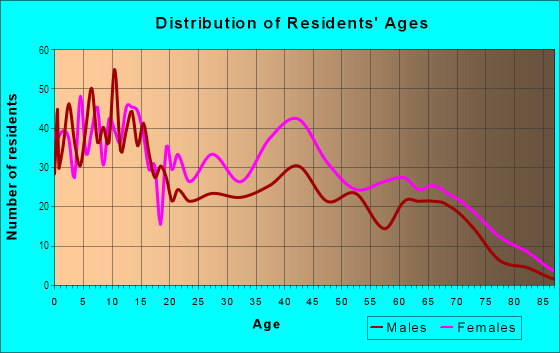 Age and Sex of Residents in MLK Park in Buffalo, NY