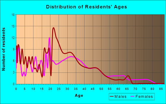 Age and Sex of Residents in Ferris Avenue in White Plains, NY