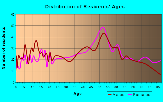Age and Sex of Residents in Manhattan Beach in Brooklyn, NY