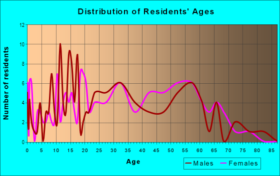 Age and Sex of Residents in Beverly Square West in Brooklyn, NY