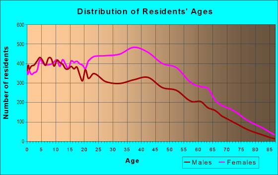 Age and Sex of Residents in Remsen Village in Brooklyn, NY