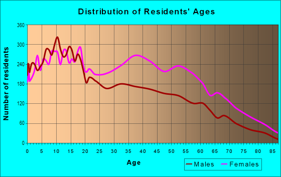 Age and Sex of Residents in Soundview in Bronx, NY