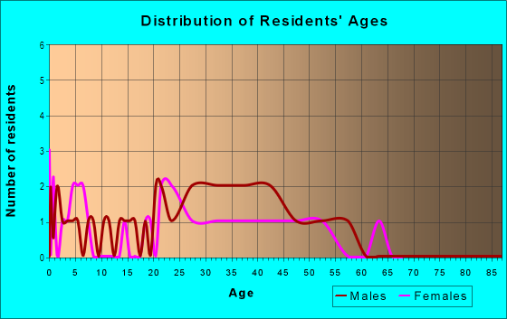 Age and Sex of Residents in Northwest 39 Street Enclave in Oklahoma City, OK