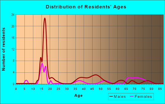 Age and Sex of Residents in Lyons View in Knoxville, TN