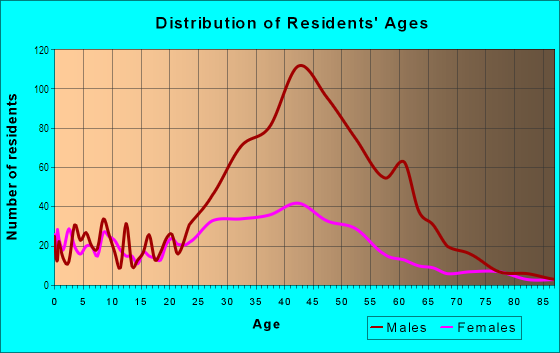 Age and Sex of Residents in Toy District in Los Angeles, CA