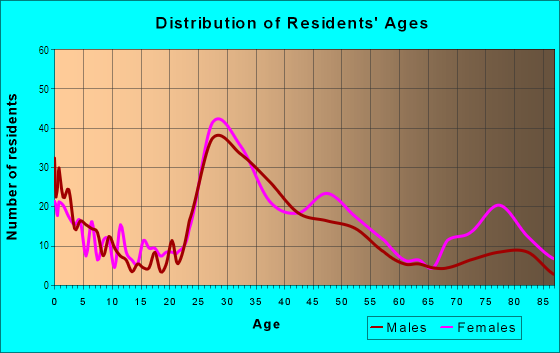 Age and Sex of Residents in High Point Terrace in Memphis, TN