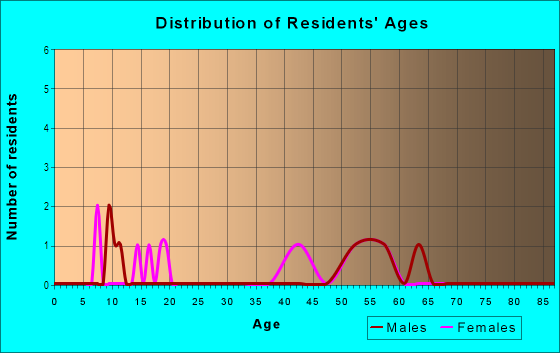 Age and Sex of Residents in Macarthur Commons in Irving, TX