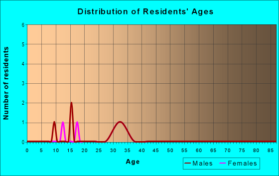 Age and Sex of Residents in Allen Estate in Bryan, TX
