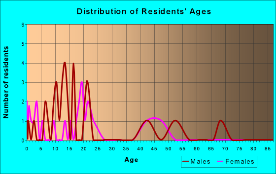 Age and Sex of Residents in Lynside Neighborhood in Midland, TX