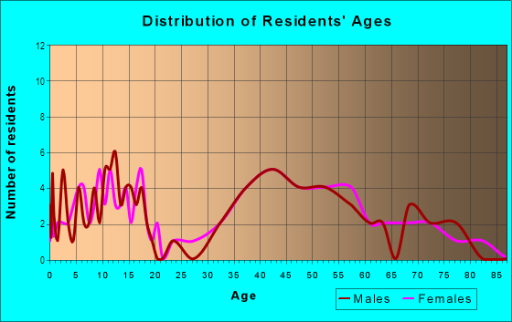 Age and Sex of Residents in Scufflefield in Newport News, VA