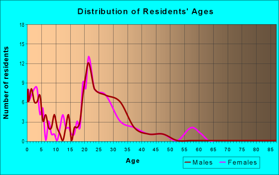 Age and Sex of Residents in Mountain View Village in Vancouver, WA