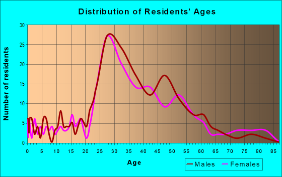 Age and Sex of Residents in Alamo Placita in Denver, CO