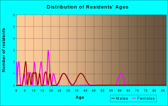 Age and Sex of Residents in Alta Vista Neighborhood Association in Fort Collins, CO