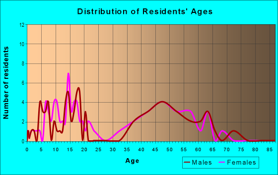 Age and Sex of Residents in Morton Heights in Longmont, CO