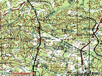 County Line topographic map