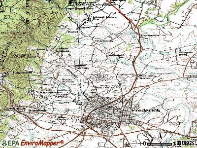 Clover Hill topographic map