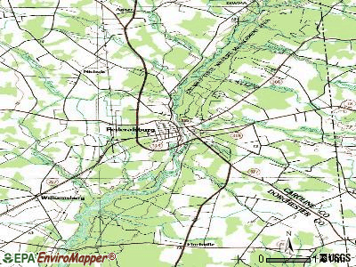 Federalsburg topographic map