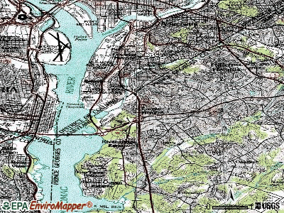 Forest Heights topographic map