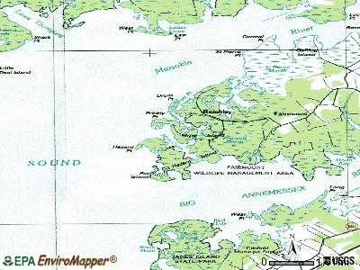Frenchtown-Rumbly topographic map