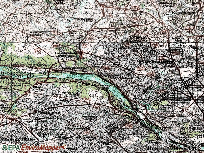 Glen Echo topographic map