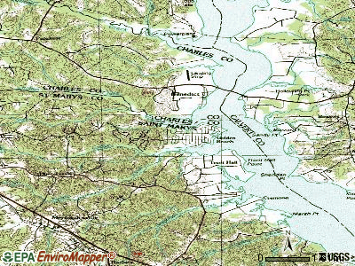 Golden Beach topographic map