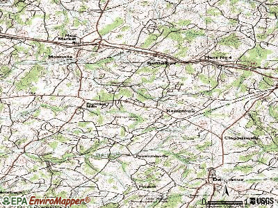 Green Valley topographic map