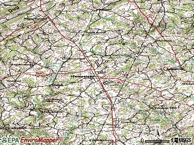 Hampstead topographic map
